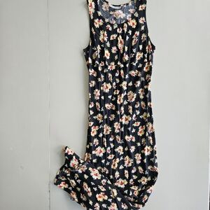 Vintage Floral Maxi Dress